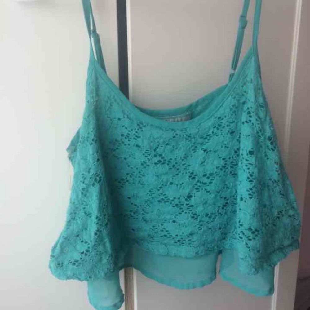 american rag real lace tank top