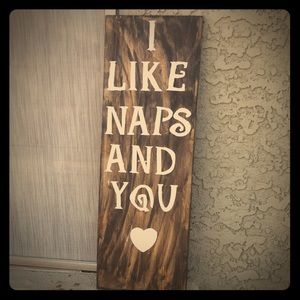 Handmade wood sign