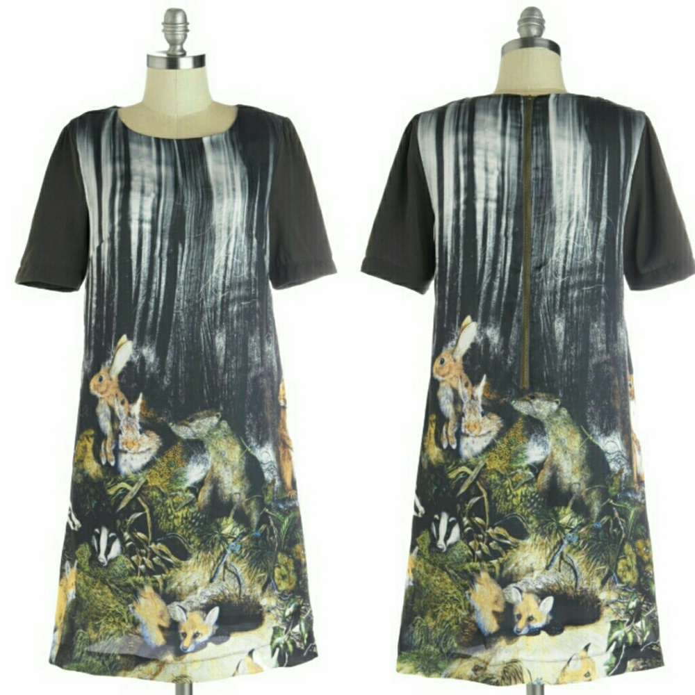 Critter-cal Thinking Dress from Modcloth