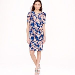 J. Crew Antique Floral Print Dress