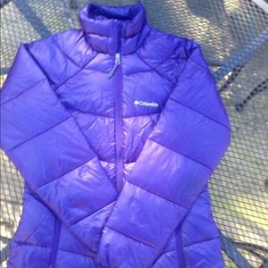 Columbia cute purple down.