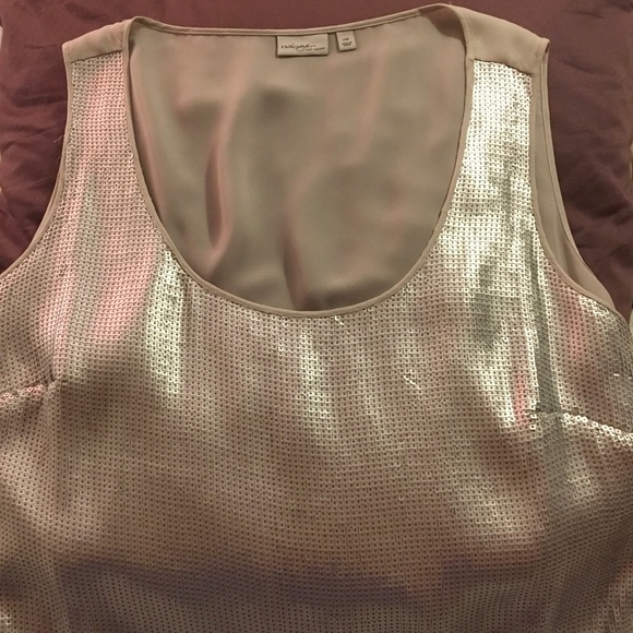 Halogen sequined tank - Picture 2 of 6
