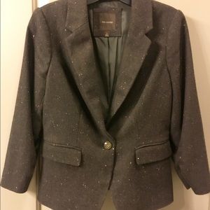 The Limited tweed 3/4 sleeve blazer, sz S