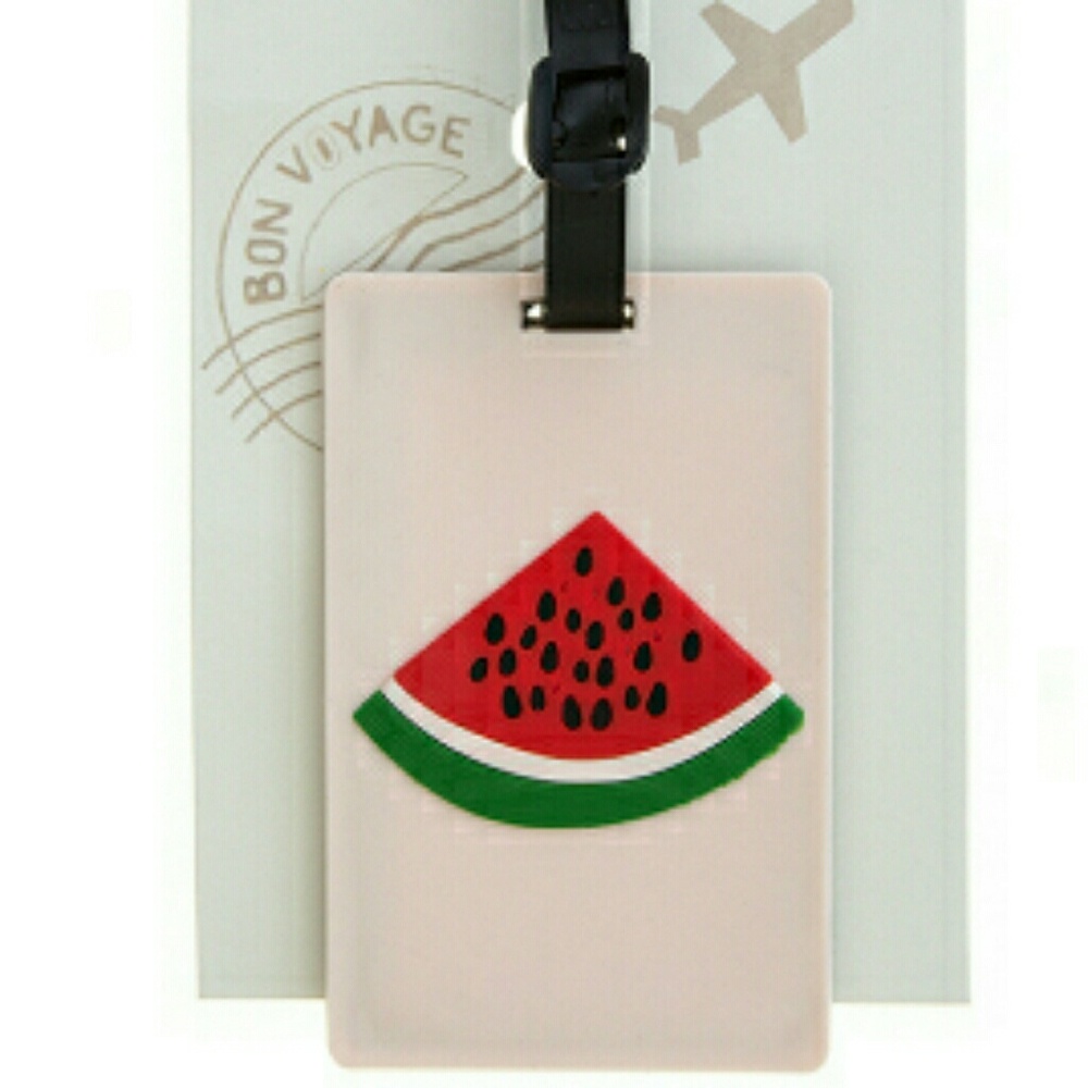 Watermelon luggage tag