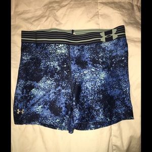 Under Armour - Women's HeatGear Alpha Shorts Blue