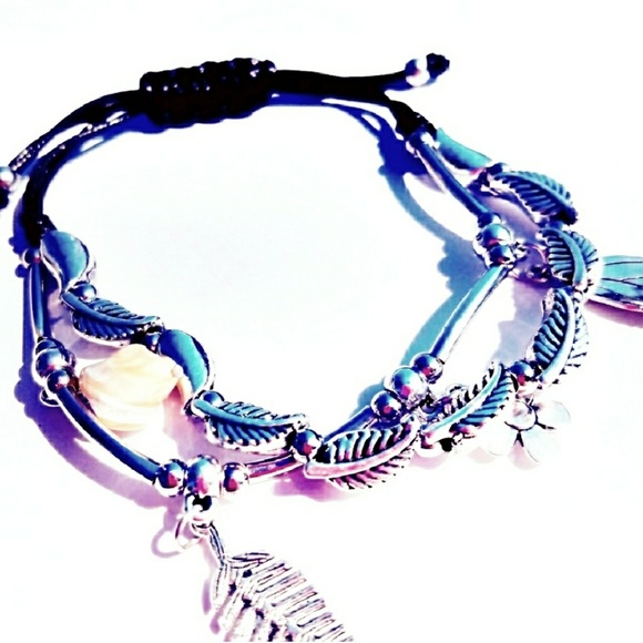 Floral boho bracelet - Picture 6 of 6