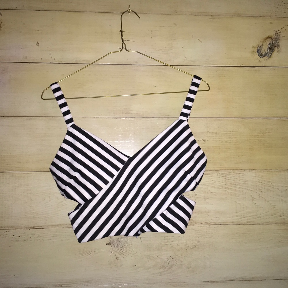 Nasty Gal - Lovely Day Wrap Cross Over Bustier top