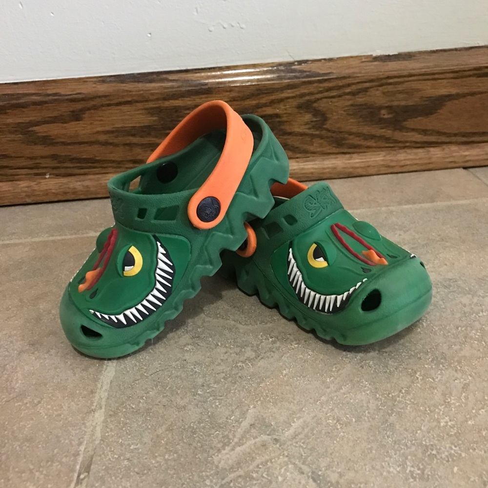 Sketchers Dinosaur Crocs
