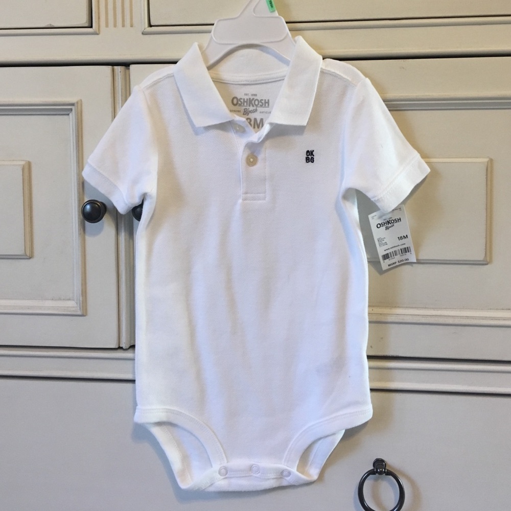 SOLD NWT Polo Shirt Onesie