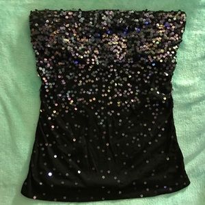 Sequin Tube Top