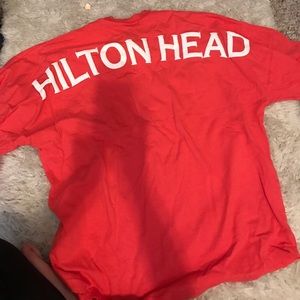 Hilton Head salmon pink long sleeve