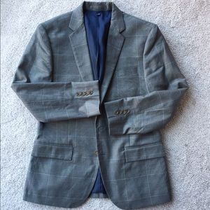 J. Crew Factory Thompson Window Pane Blazer