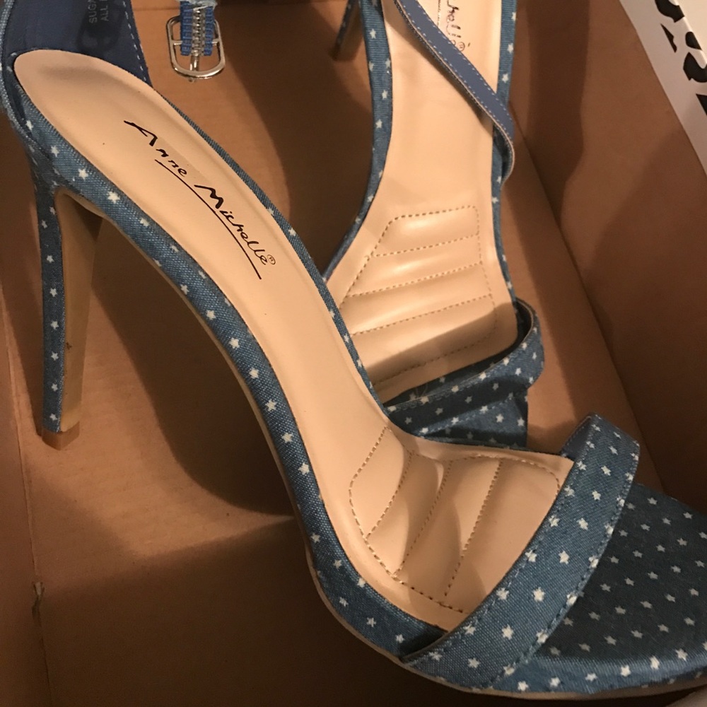 Denim inspired heels!