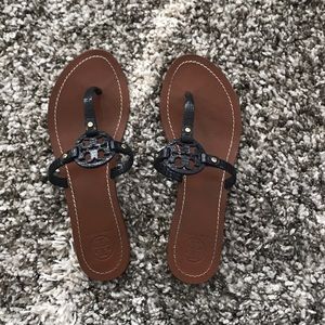 Tory Burch mini miller black sandals