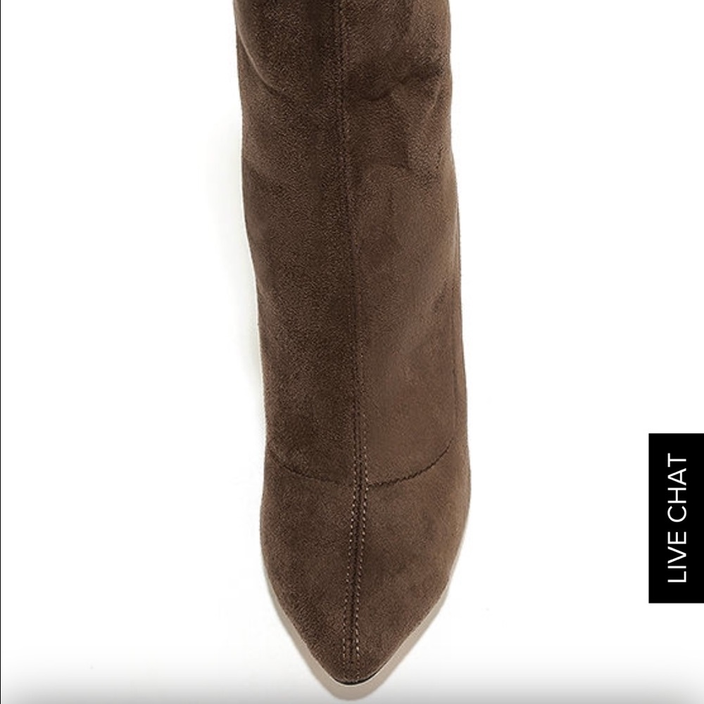 LULUS SUEDE SOCK BOOTIE