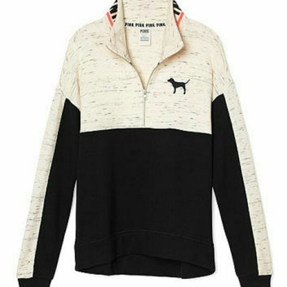 SOLD!! VS PINK QUARTER ZIP IN NEW CONDITION!