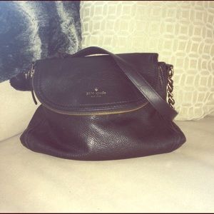 Kate spade black cobble lane penny purse