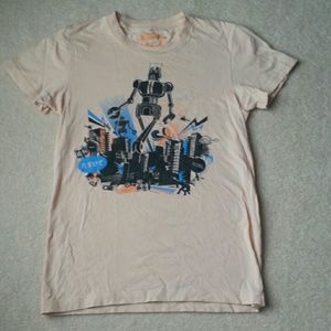 Vintage Threadless brand Robot graphic tee shirt