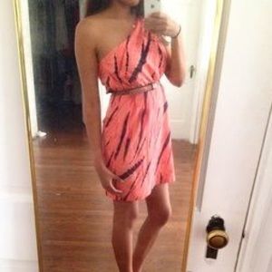 5/48 Brand one shoulder print dress