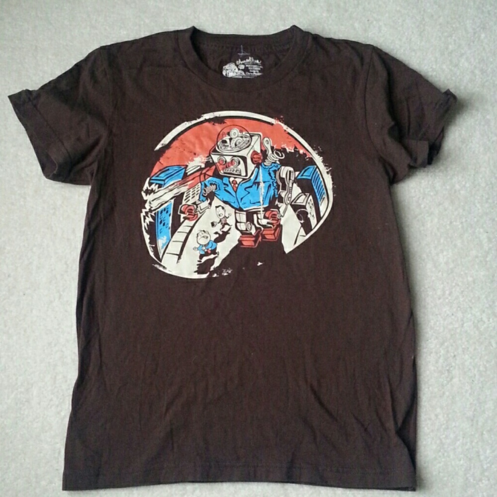 Threadless Robot graphic tee shirt
