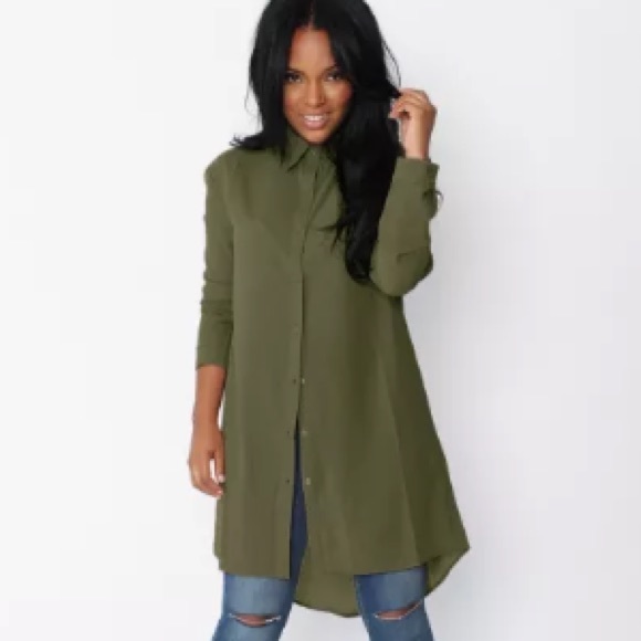 The Audrey Hepburn long chiffon top - Picture 4 of 4