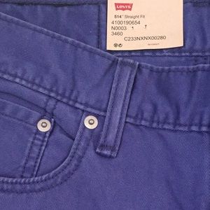 Levi's 514 blue pants