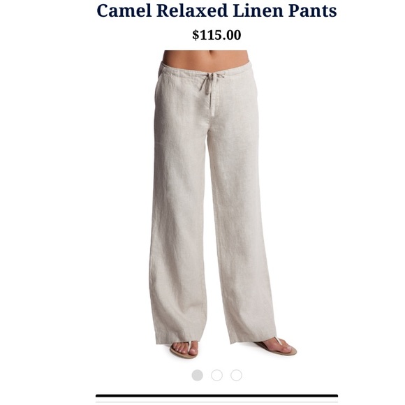 relaxed linen pants