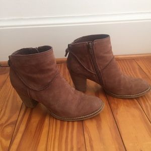 Crown Vintage Brown Leather Boots