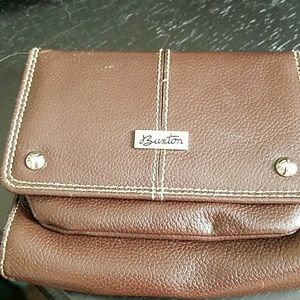 Wallet with coin purse and mirror