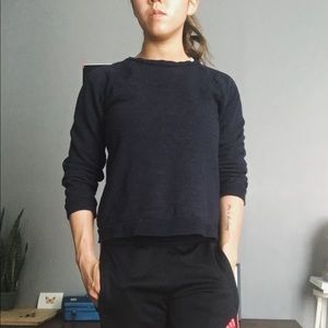 A.P.C. Navy Wool Sweatshirt