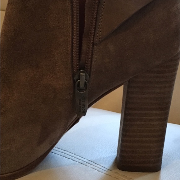 Nwob sigerson Morrison open toe booties size 7.5 - Picture 3 of 3