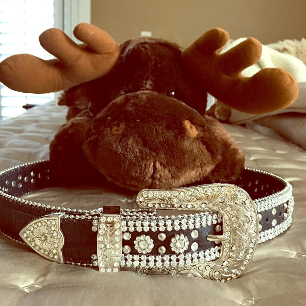 Angel Ranch Western Leather Belt