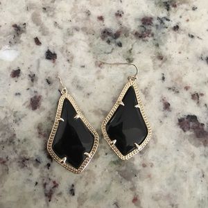 Kendra Scott black drop earrings