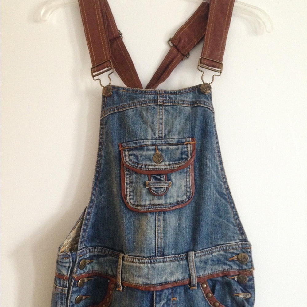Denim overalls