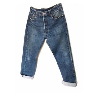 Vintage Jeans - Cute Vintage Boyfriend Jeans Levis 501's Vintage Jeans - Cute Vintage Boyfriend Jeans Levis 501's