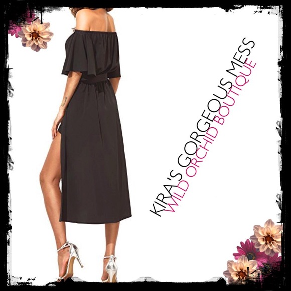 ✨BNWT OFF SHOULDER ROMPER/DRESS✨ - Picture 3 of 4