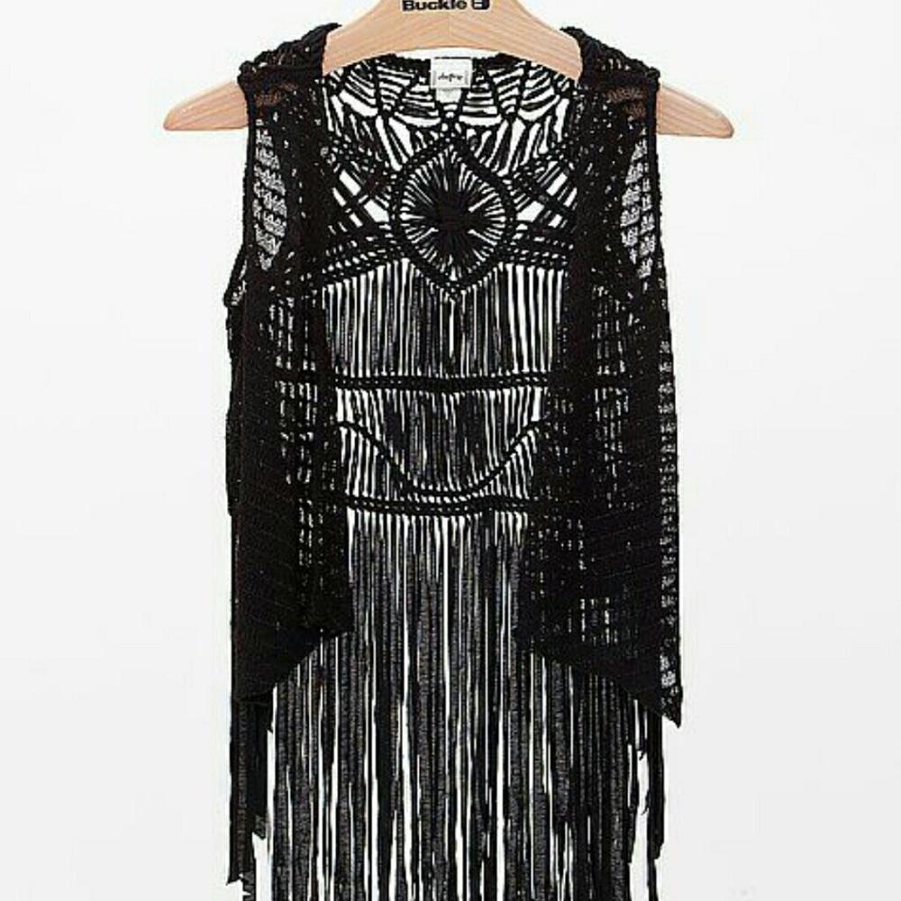 Day trip crocheted boho vest