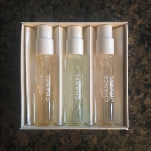 Chance by Chanel set of 3 travel size EDT perfumes