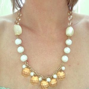 Pearl & Stone Statement Necklace Charming Charlie