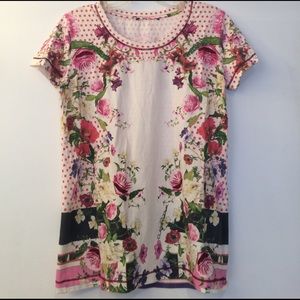 Roberto Cavalli Class floral T size S