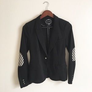 Black ModCloth blazer with elbow patches