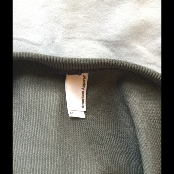 Heather grey America Apparel mini skirt - Picture 3 of 3