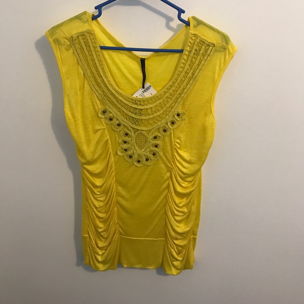 NWT yellow shirt