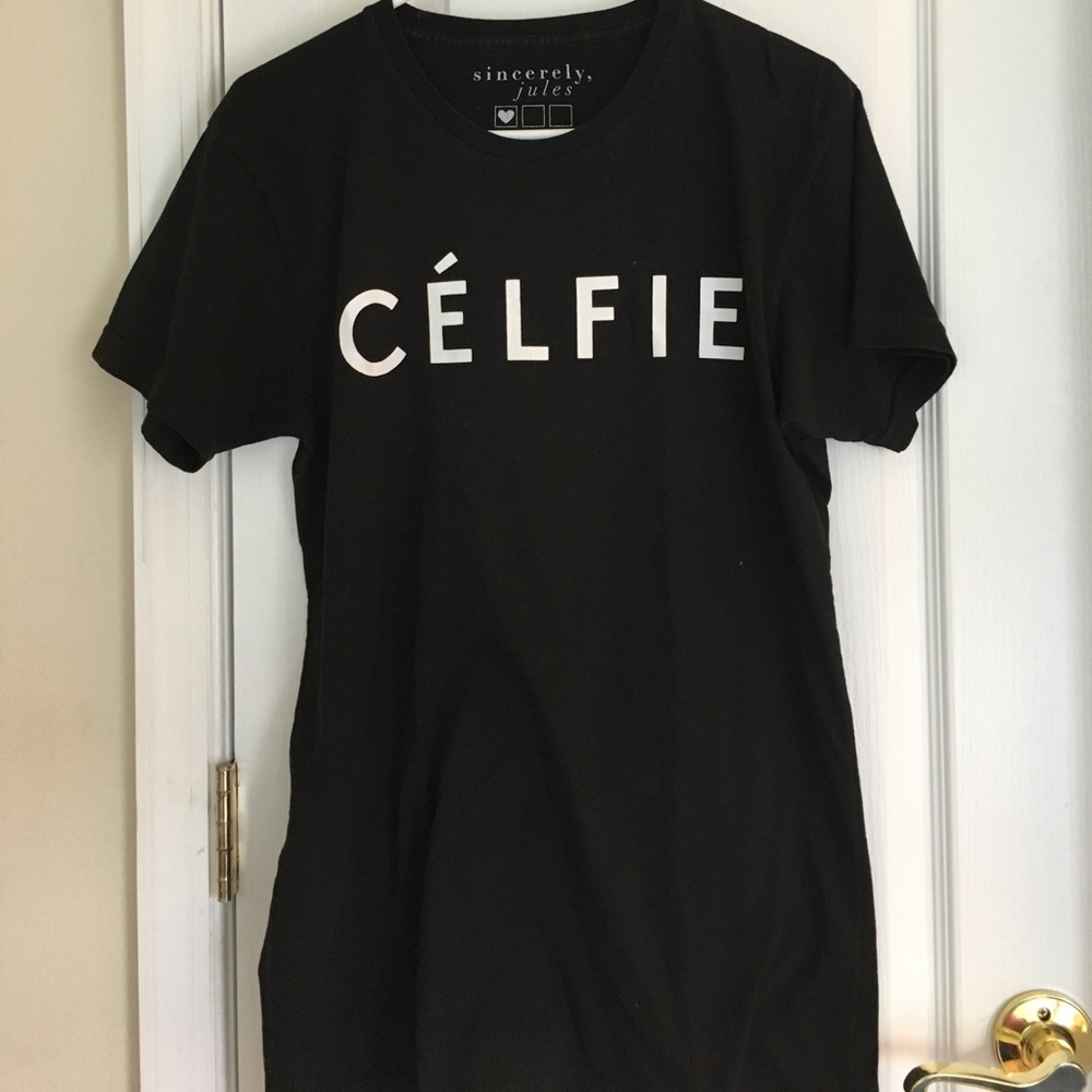 sincerely jules celfie long tee