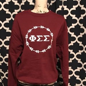 ΦΣΣ PHI SIGMA SIGMA. Crewneck sweater