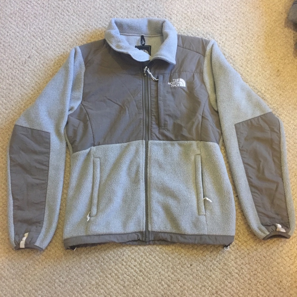 Gray North Face coat