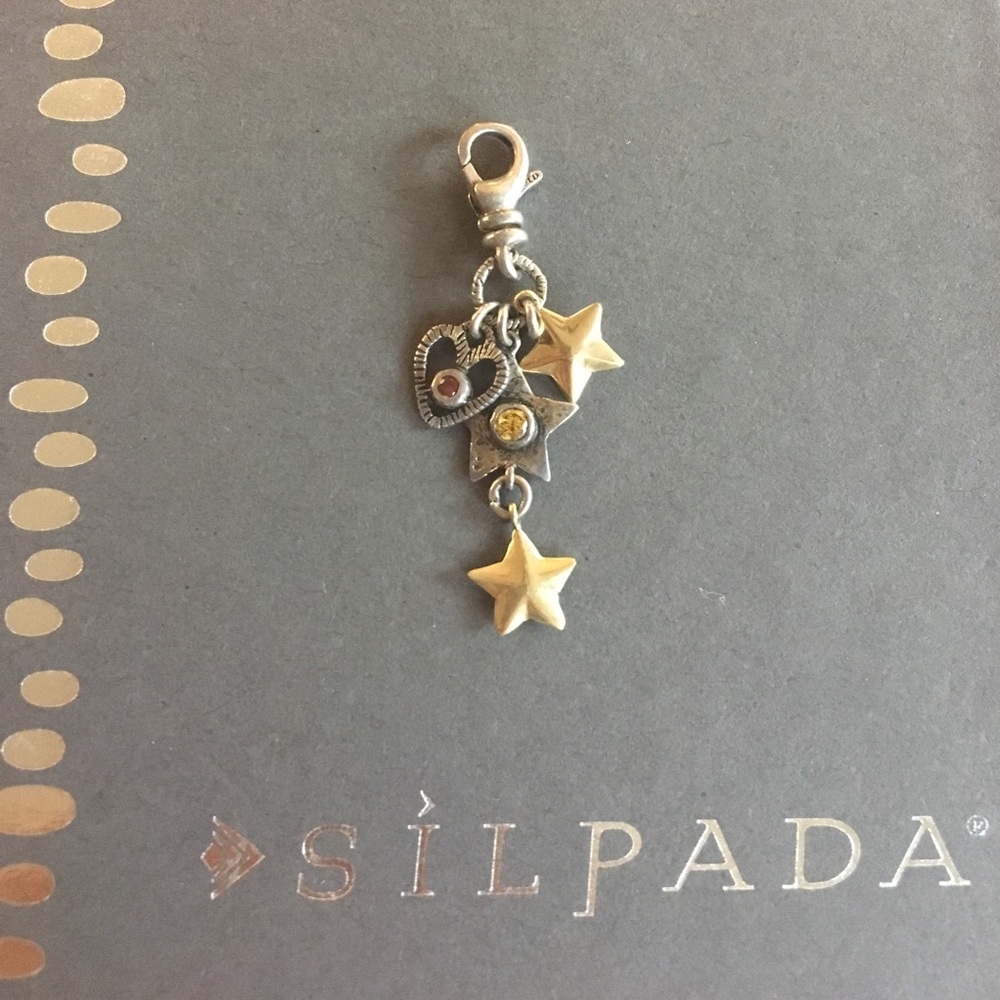 Silpada Shoot for the Stars Charm