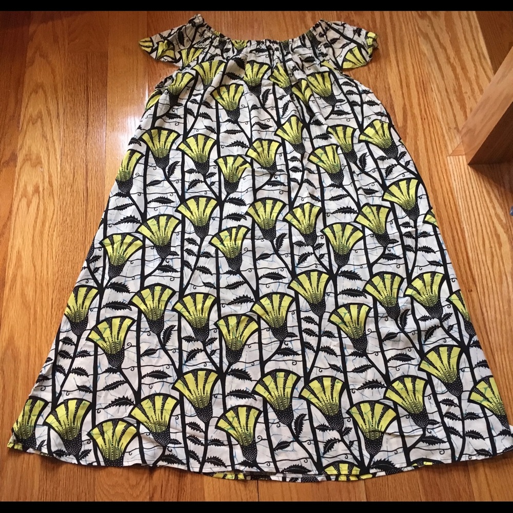 *LAST ONE* Yellow Floral Print Maternity Dress