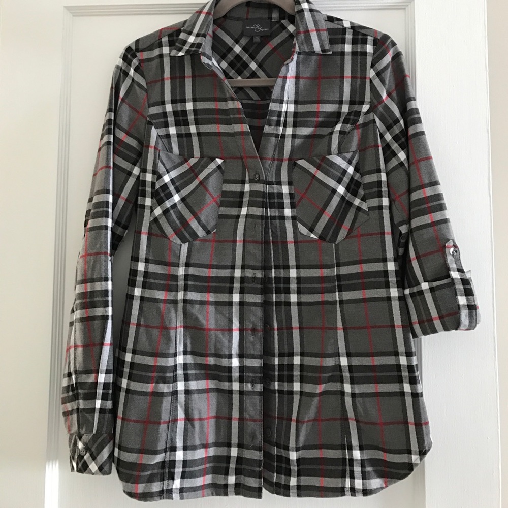 {Market & Spruce} Plaid Button Down