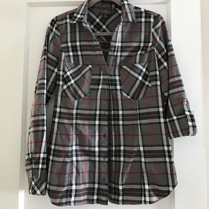 {Market & Spruce} Plaid Button Down